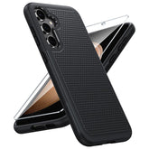 Samsung Galaxy S23-FE Hülle Stoßschutz Handyhülle Robuste Hülle mit rutschfester Textur